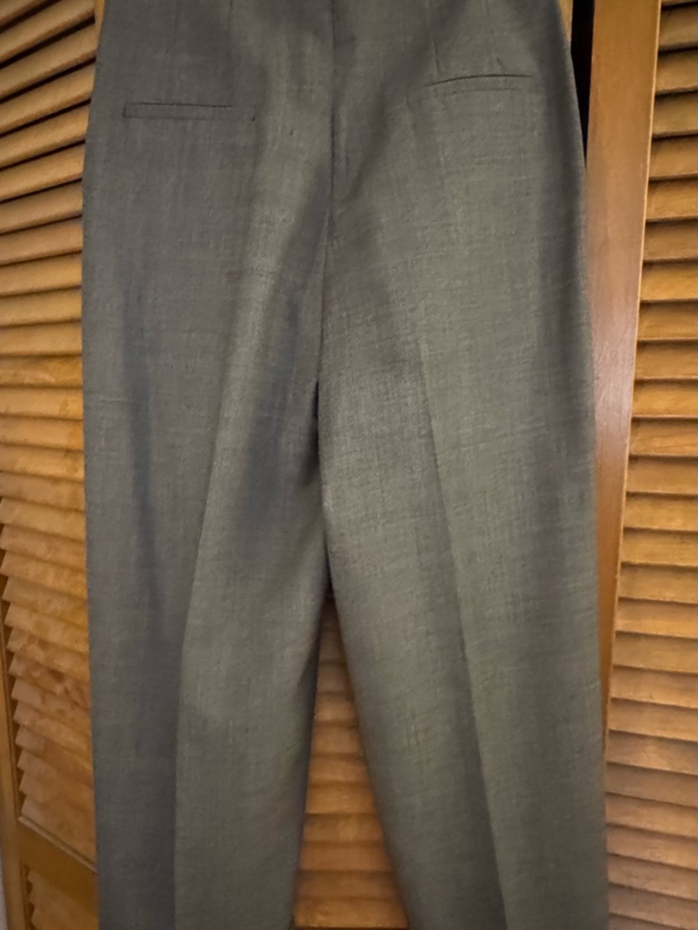 Sando Clive Wool-Blend Trousers in Dark Grey sz 40 (10) Medium - Picture 5 of 12